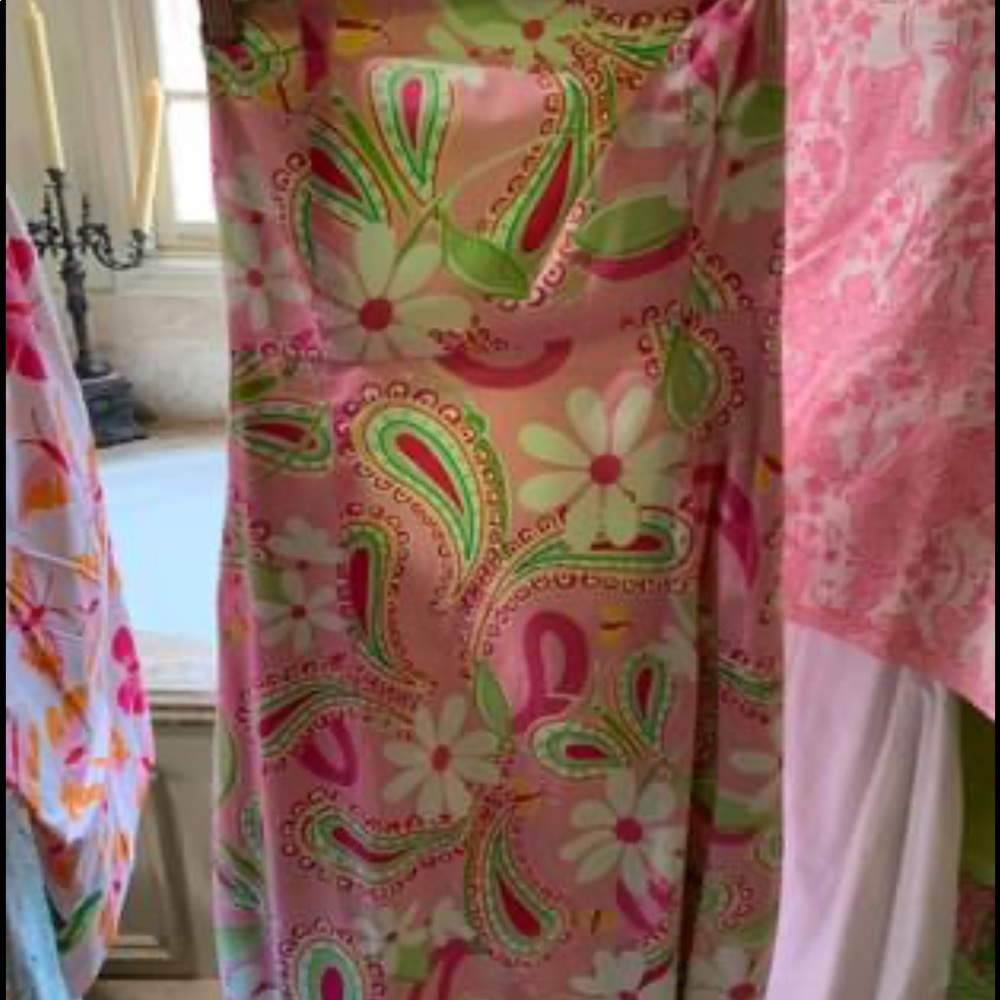 Lilly Pulitzer strapless dress size 4